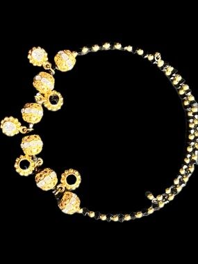 Indian, Middle Eastern Tribal, Beads,Rhinestones Vintage, Necklace